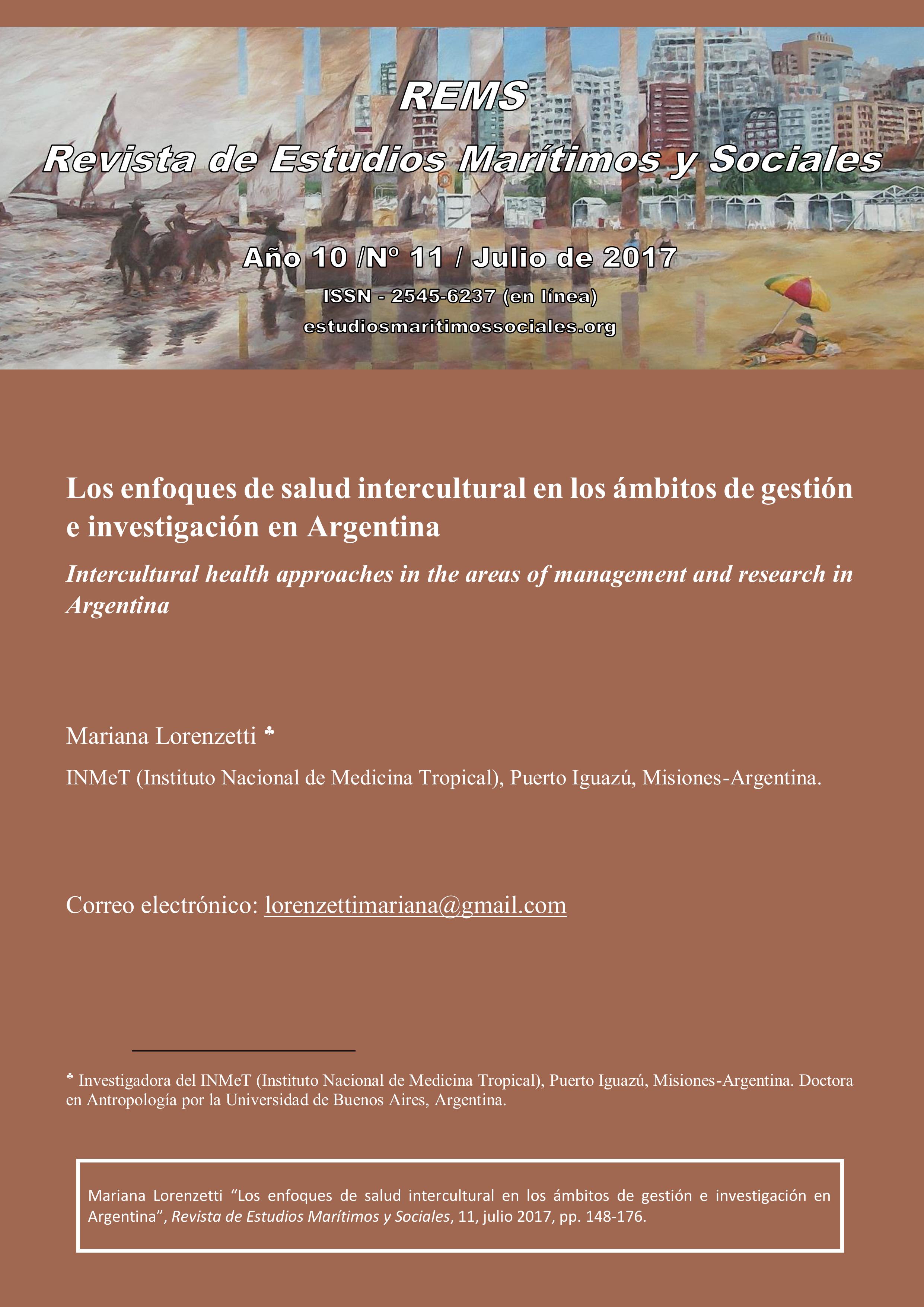 Los enfoques de salud intercultural en los ámbitos de gestión e investigación en Argentina